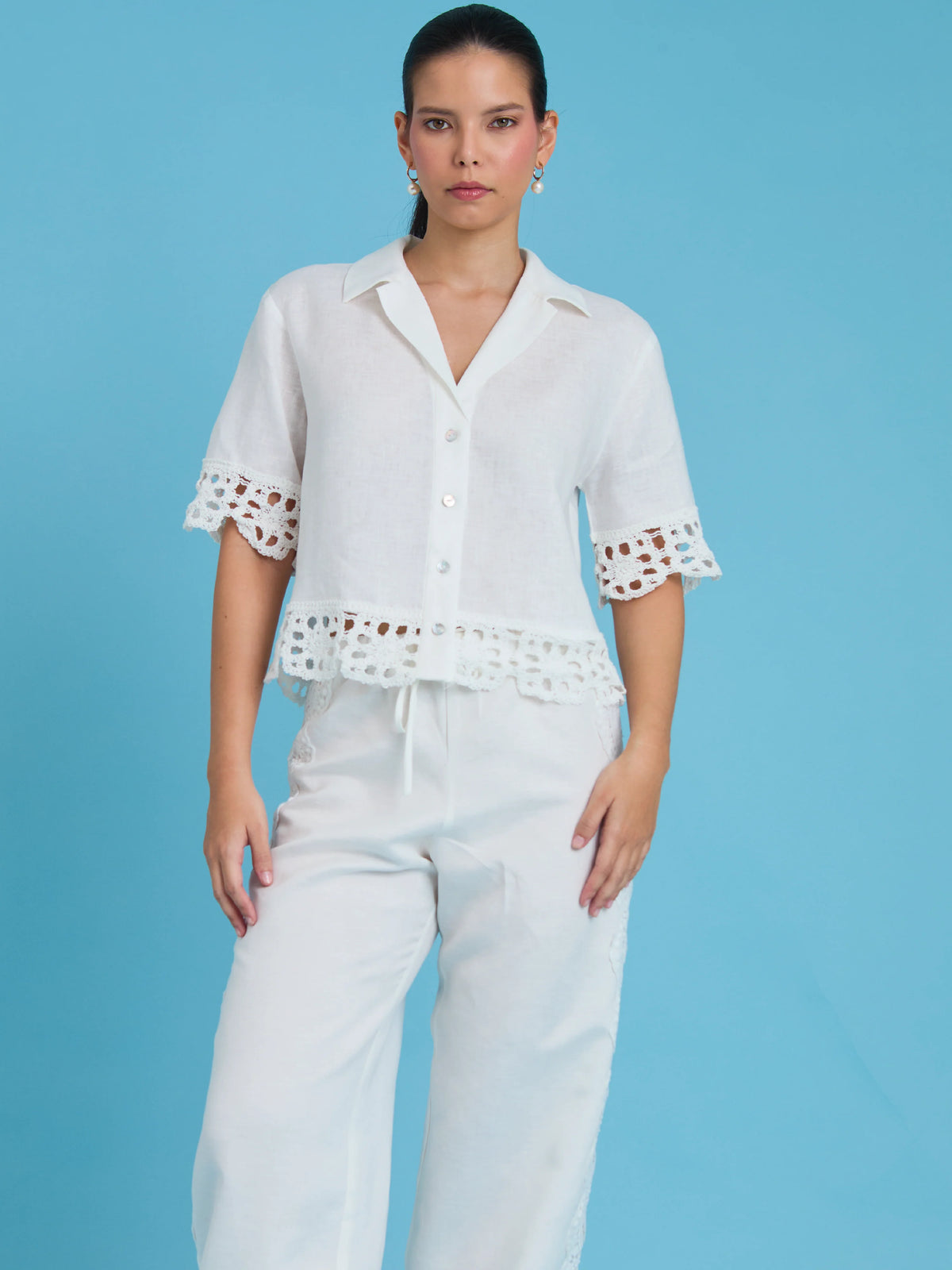 Ginebra White Blouse