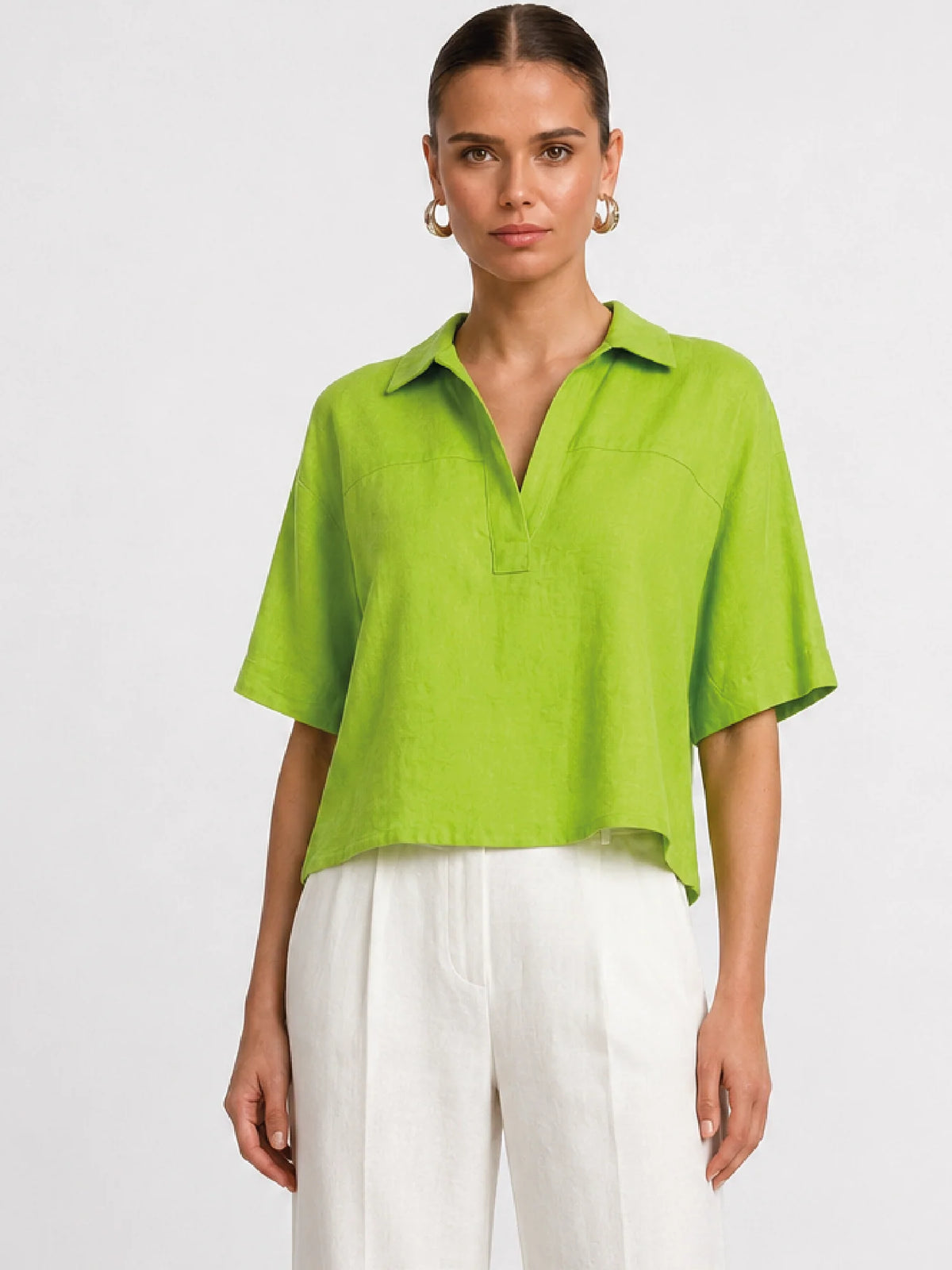 Lidoria Green Blouse