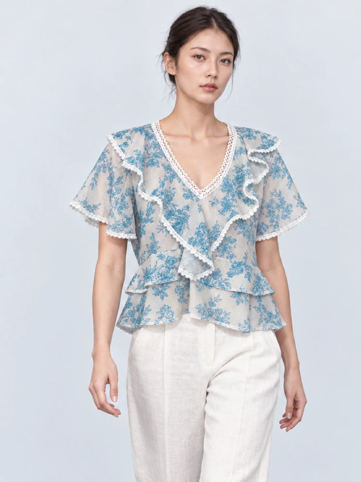 Rivera Blue Blouse