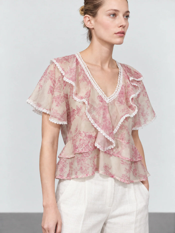 Rivera Pink Blouse