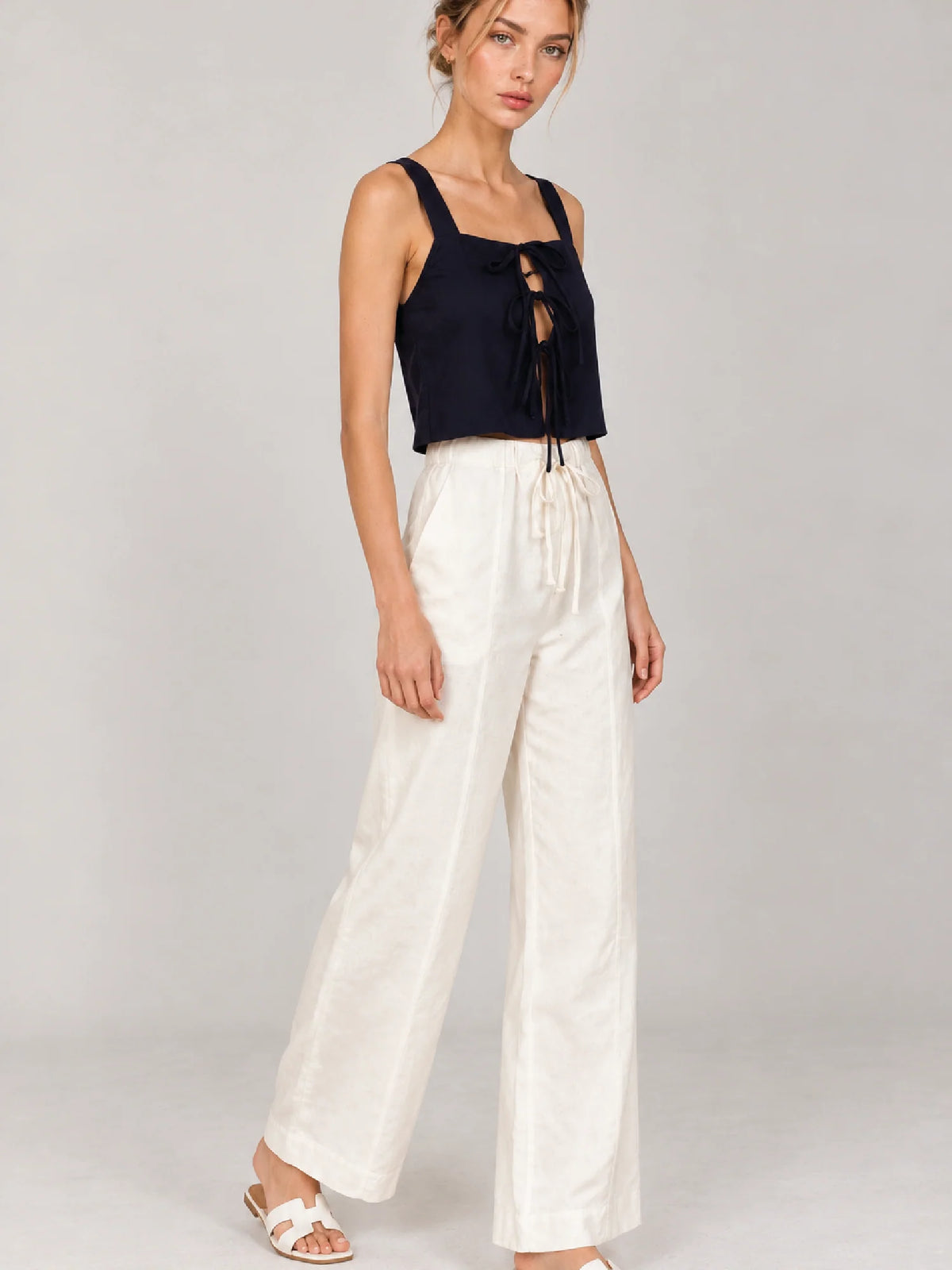 Maura White Pants
