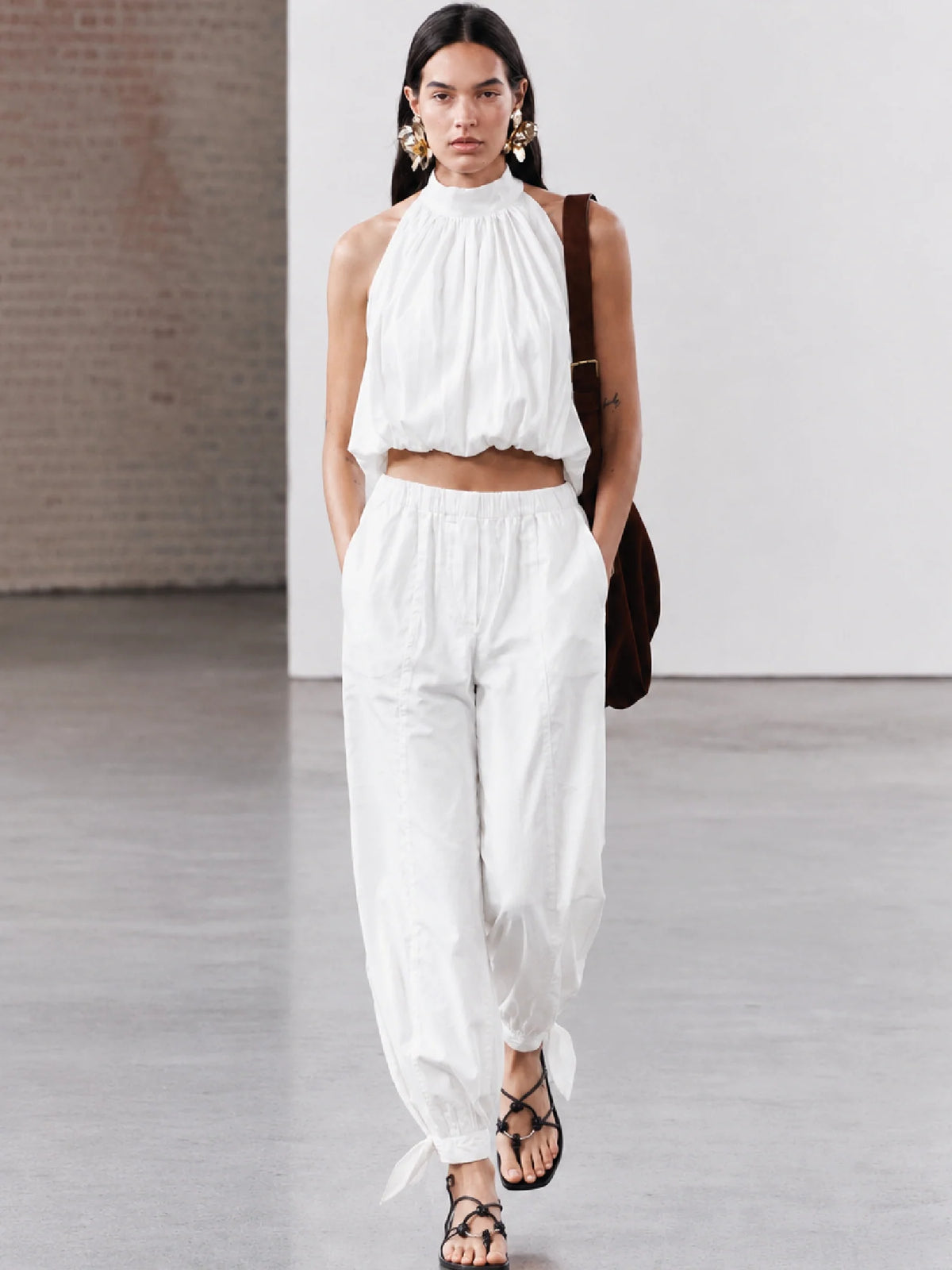 Syros White Pant