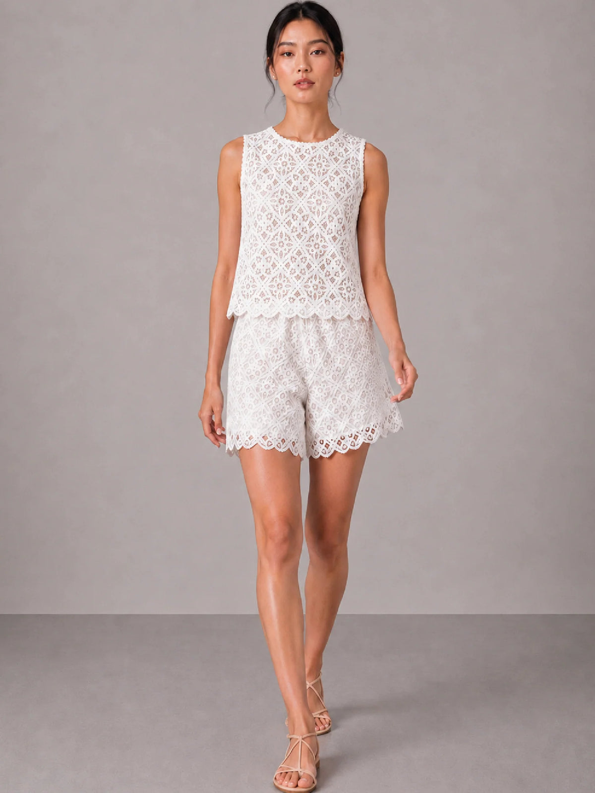 Saver White Shorts