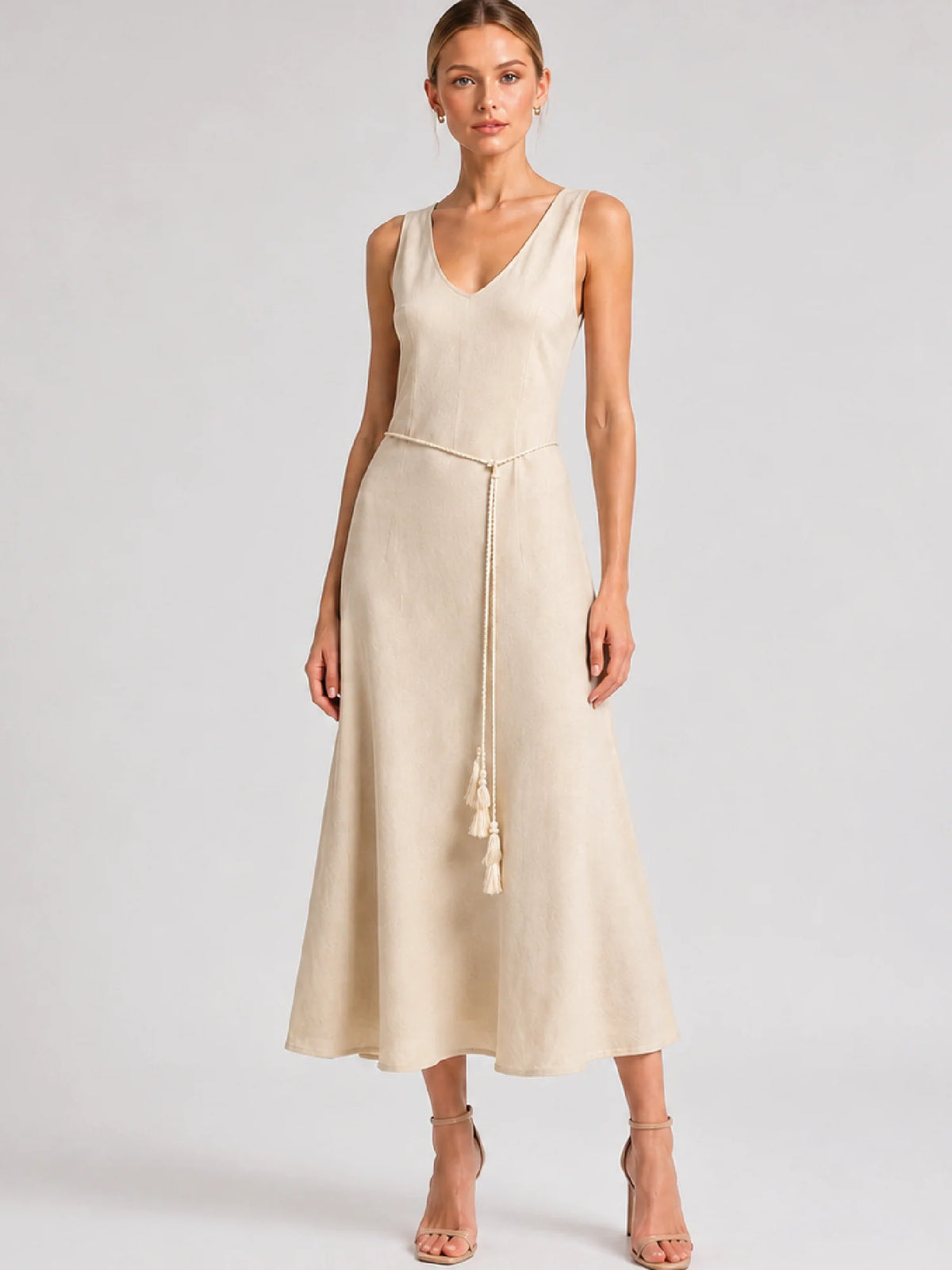 Daitana Sand Maxi Dress