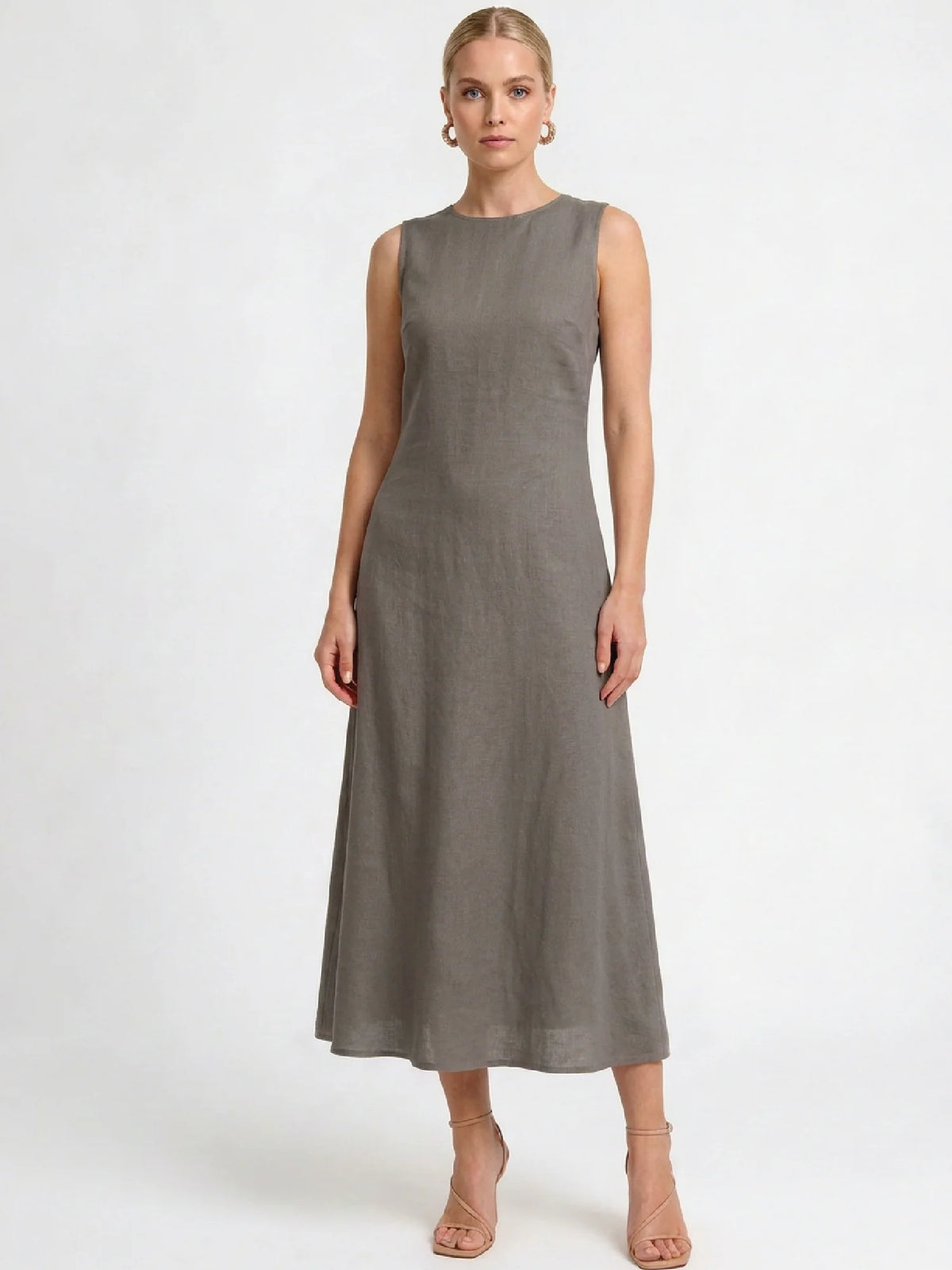 Darnella Taupe Maxi Dress