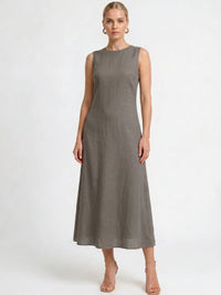 Darnella Taupe Maxi Dress