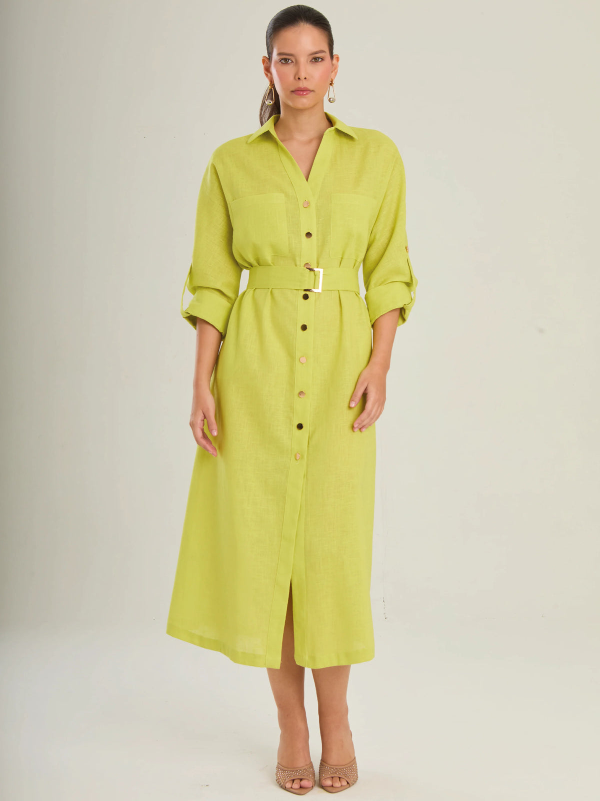 Janna Lime Dress