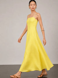 Yellow Beca Long Dress