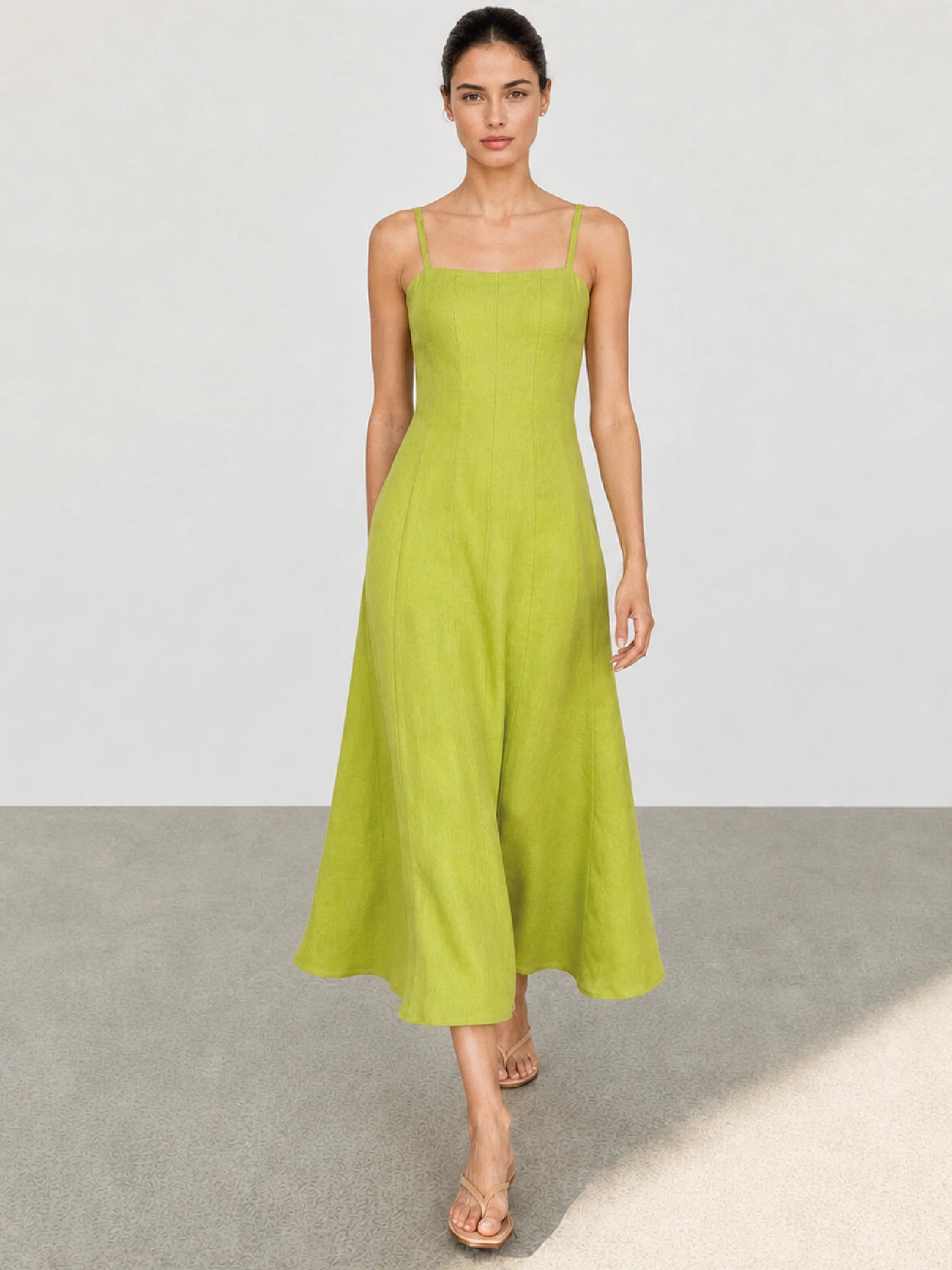 Green Beca Long Dress