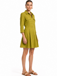 Galena Green Short Dress