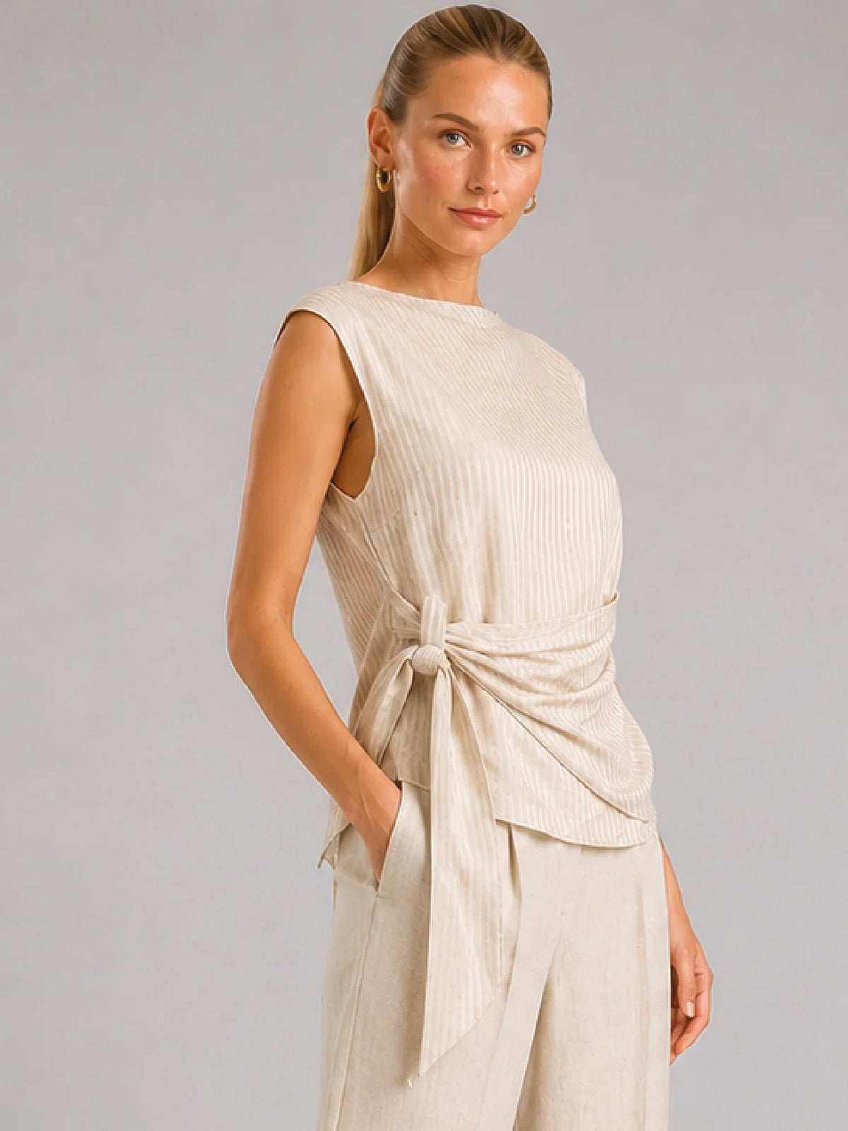 Milka Sand Blouse