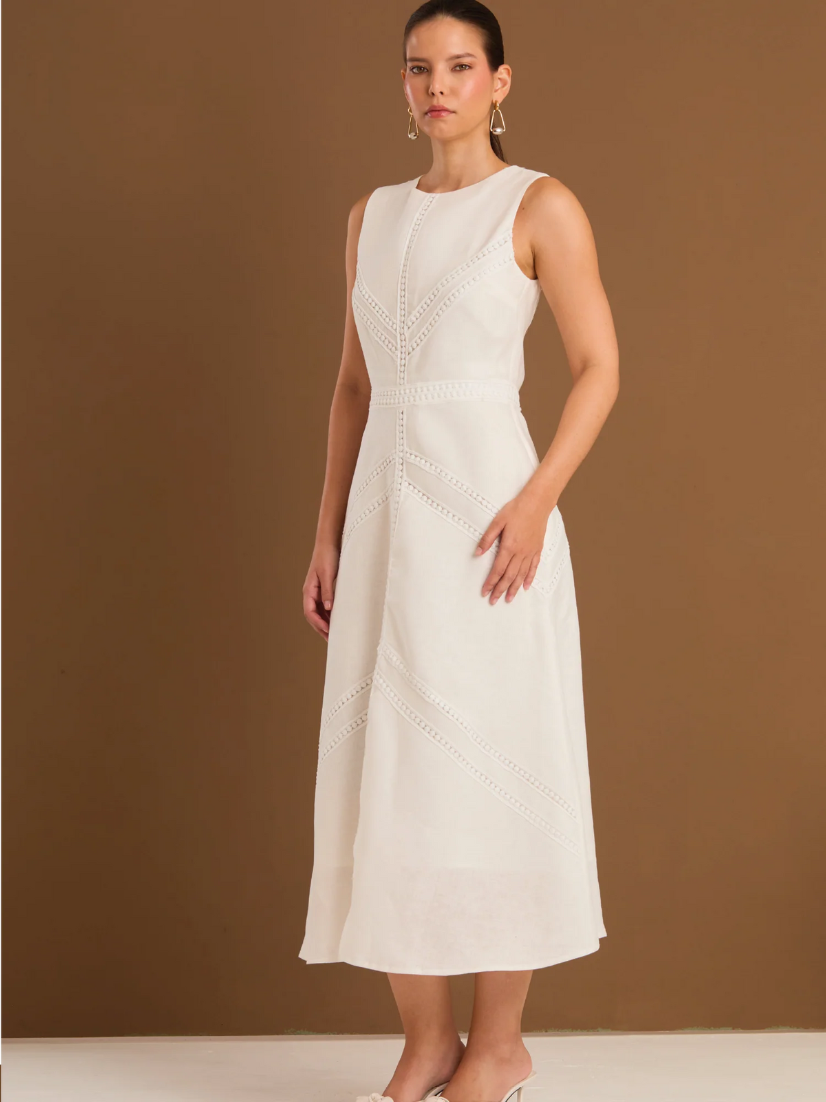 Miho White Maxi Dress