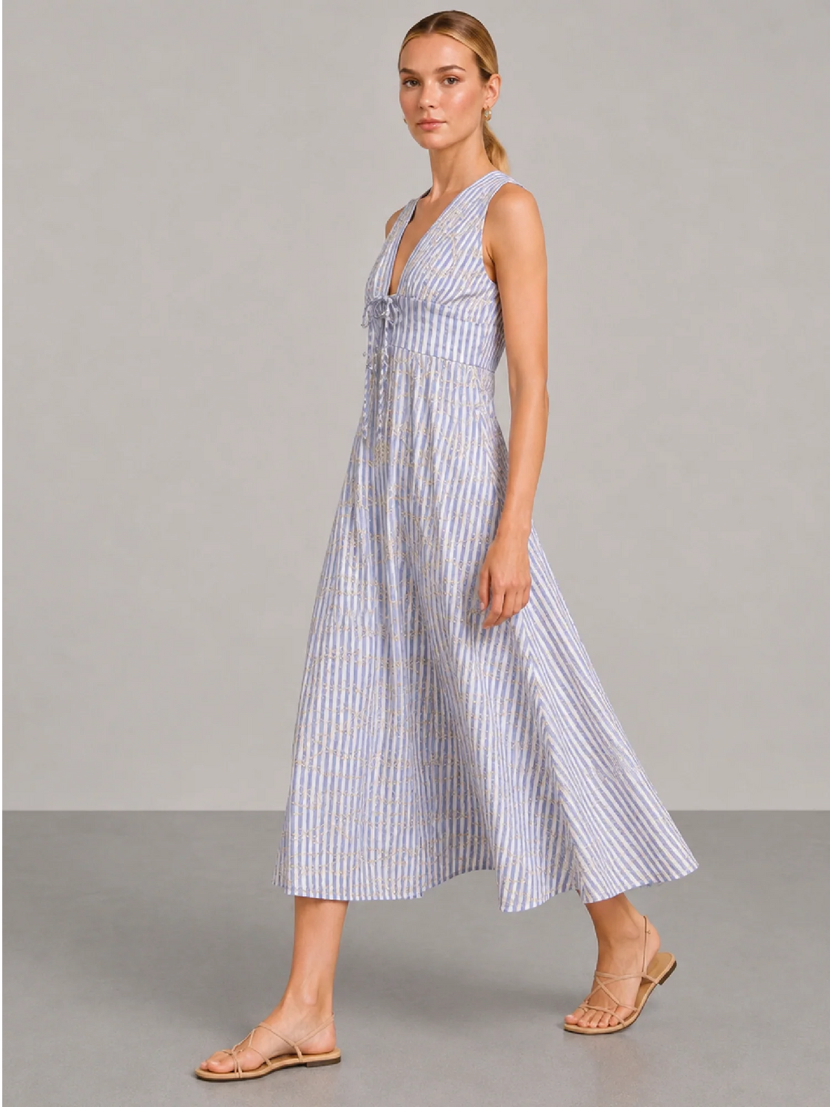 White Evienne Long Dress