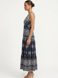 Calantha Blue Long Dress