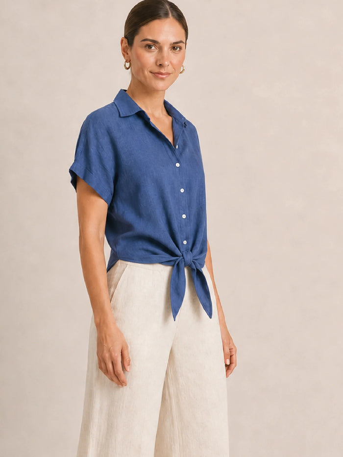 Milonga Navy Blouse