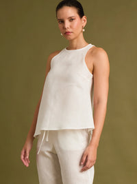 Dinara White Blouse