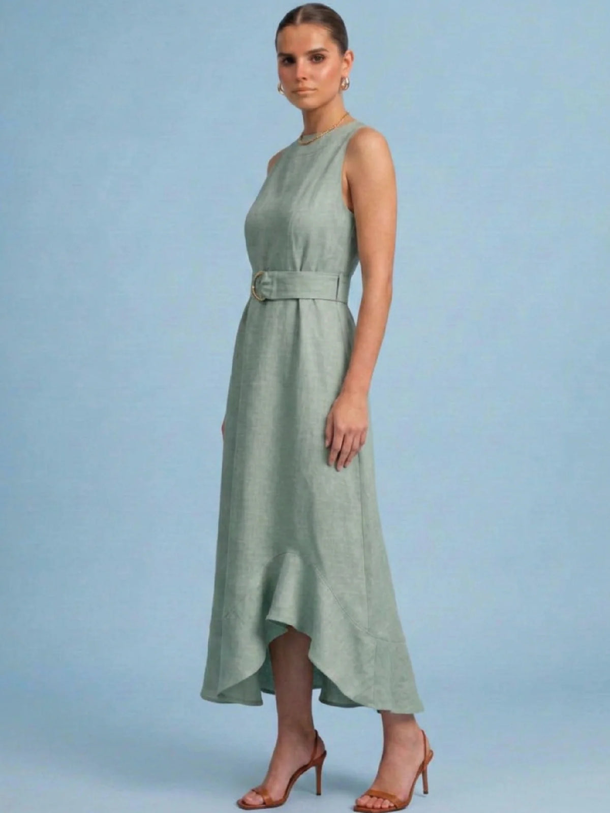 Oriana Green Dress
