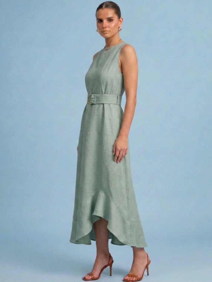 Oriana Green Dress