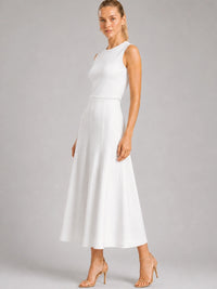 Palazi White Maxi Skirt