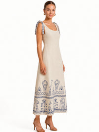 Ursula White Long Dress