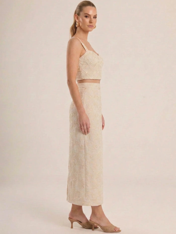 Idalia Ivory Skirt