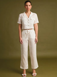 Dinara White Pants
