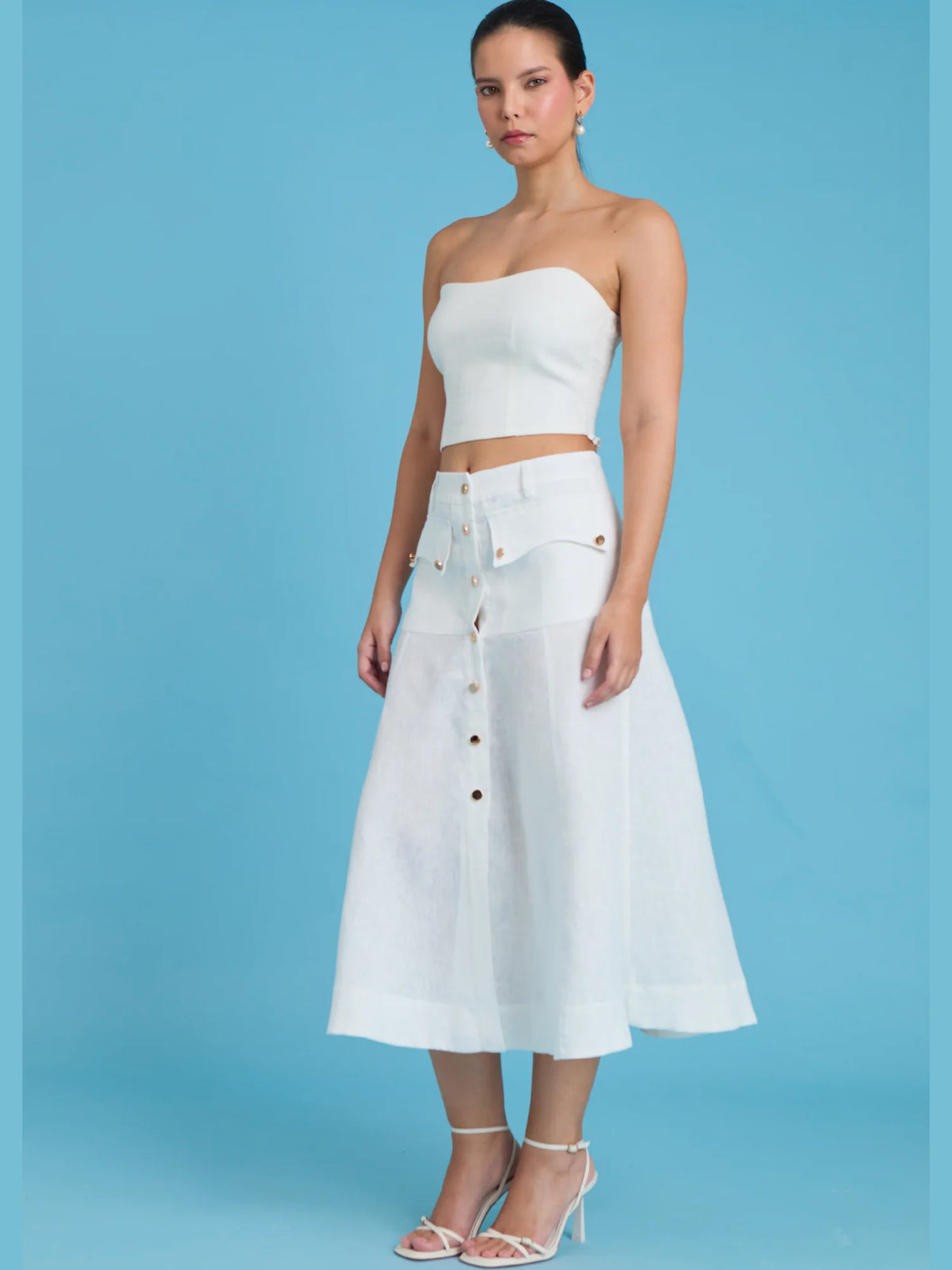 Bosnia White Skirt