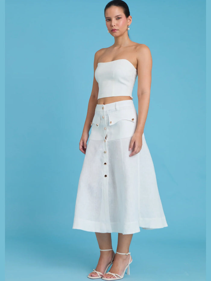 Bosnia White Skirt