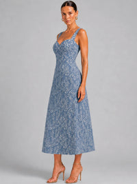 Ashika Blue Maxi Dress