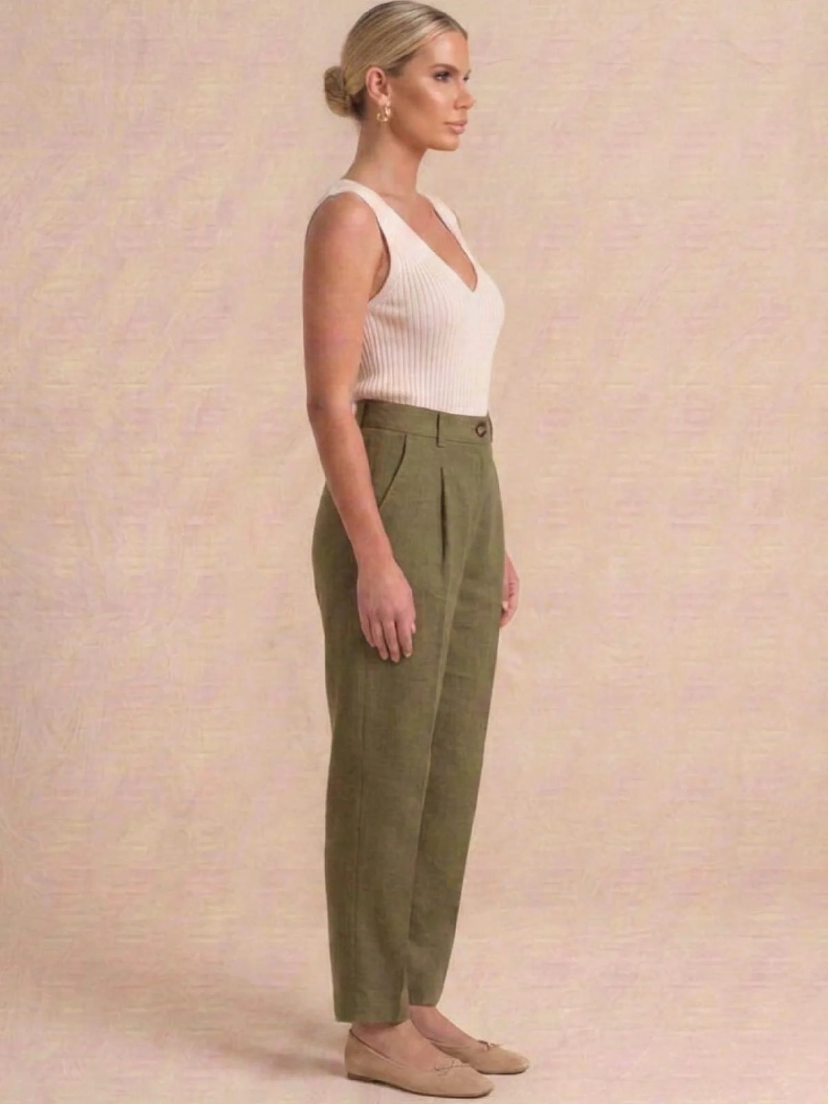 Marlo Olive Pants