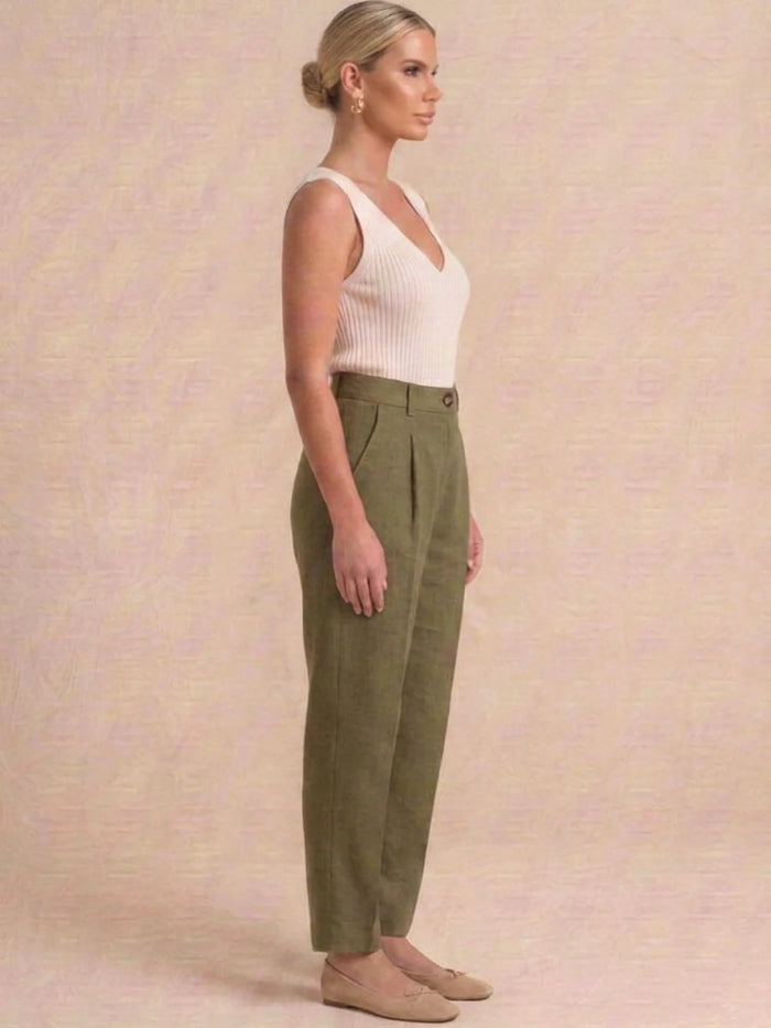 Marlo Olive Pants