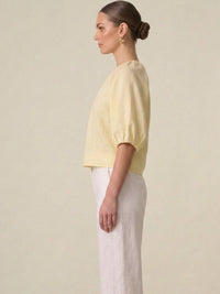 Marble Yellow Blouse