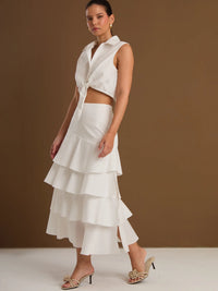 Perugia White Skirt