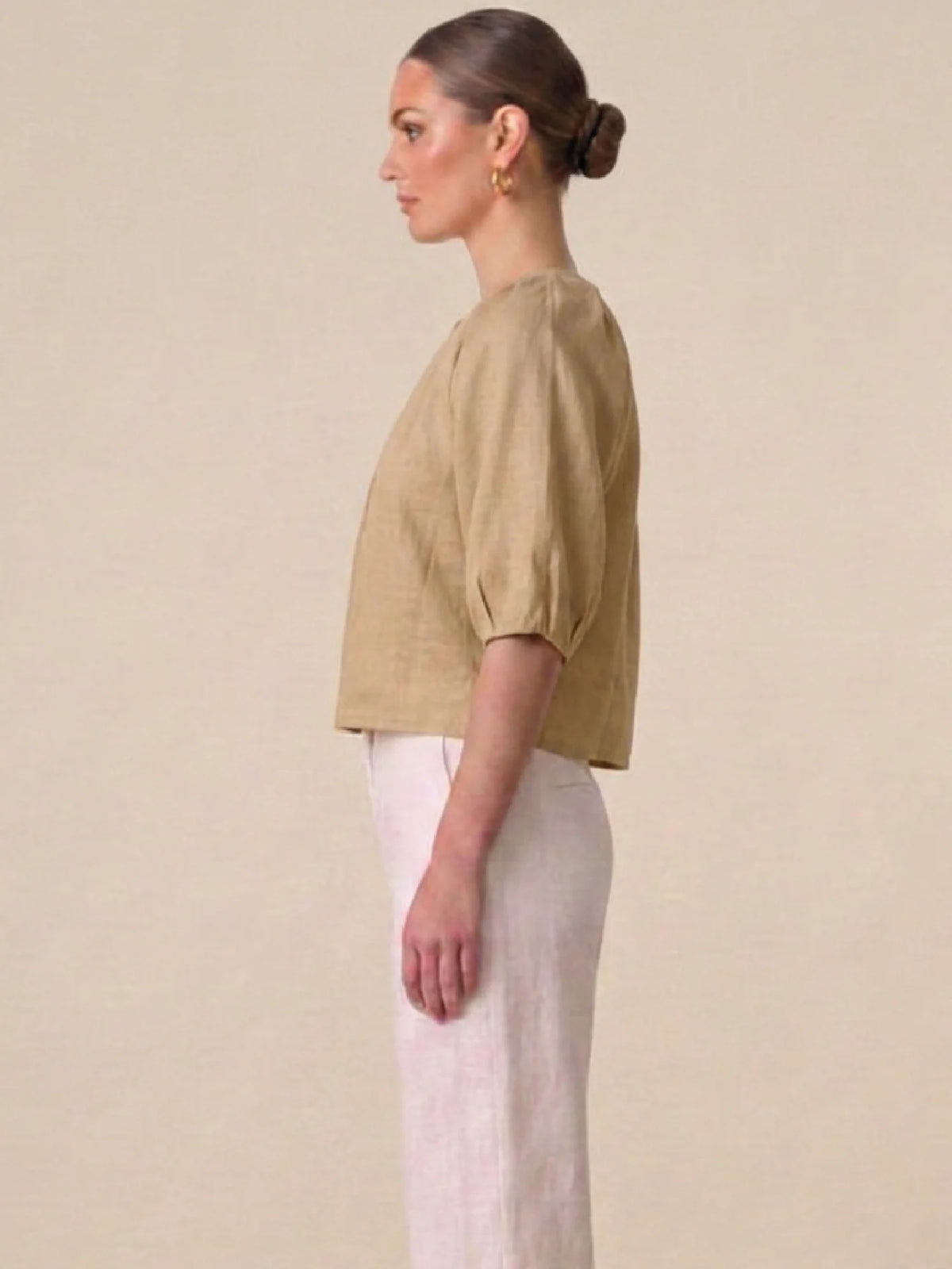 Marble Khaki Blouse