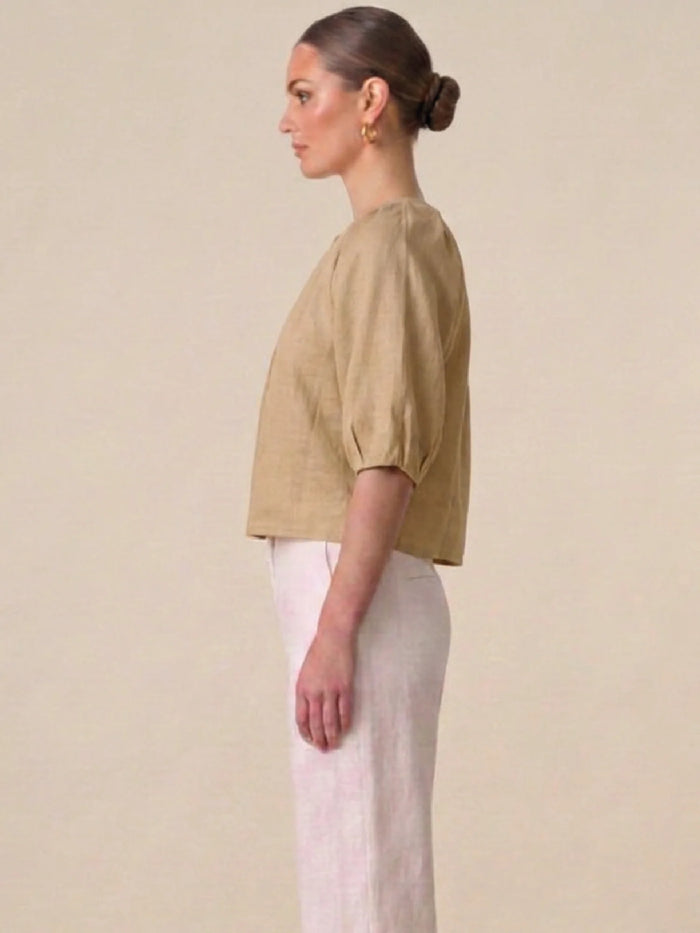 Marble Khaki Blouse