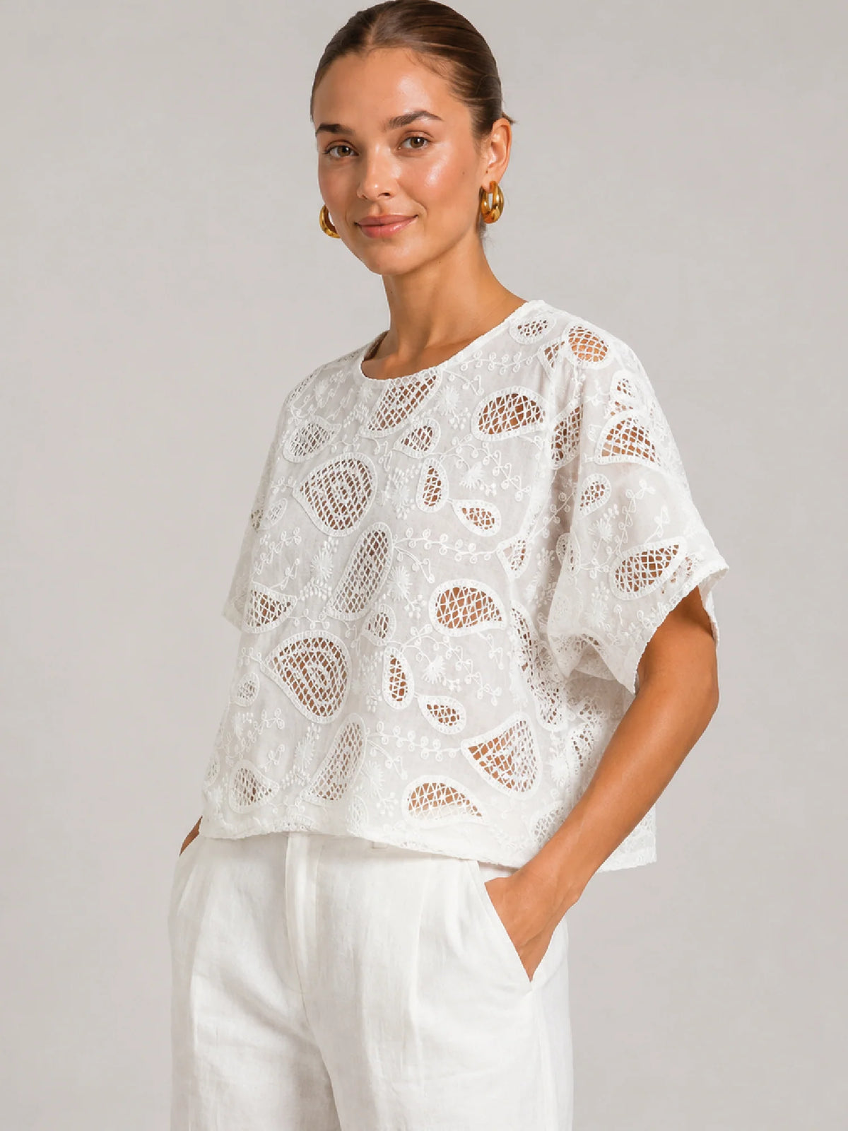 Lievano White Blouse