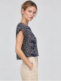 Arenza Navy Blouse