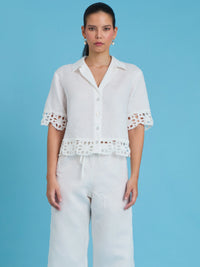 Ginebra White Blouse