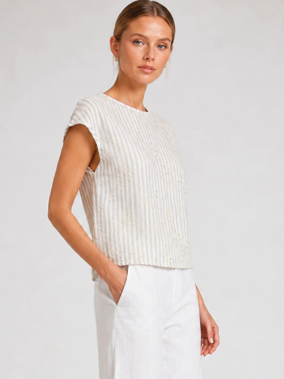 Keiko Sand Blouse