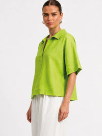 Lidoria Green Blouse