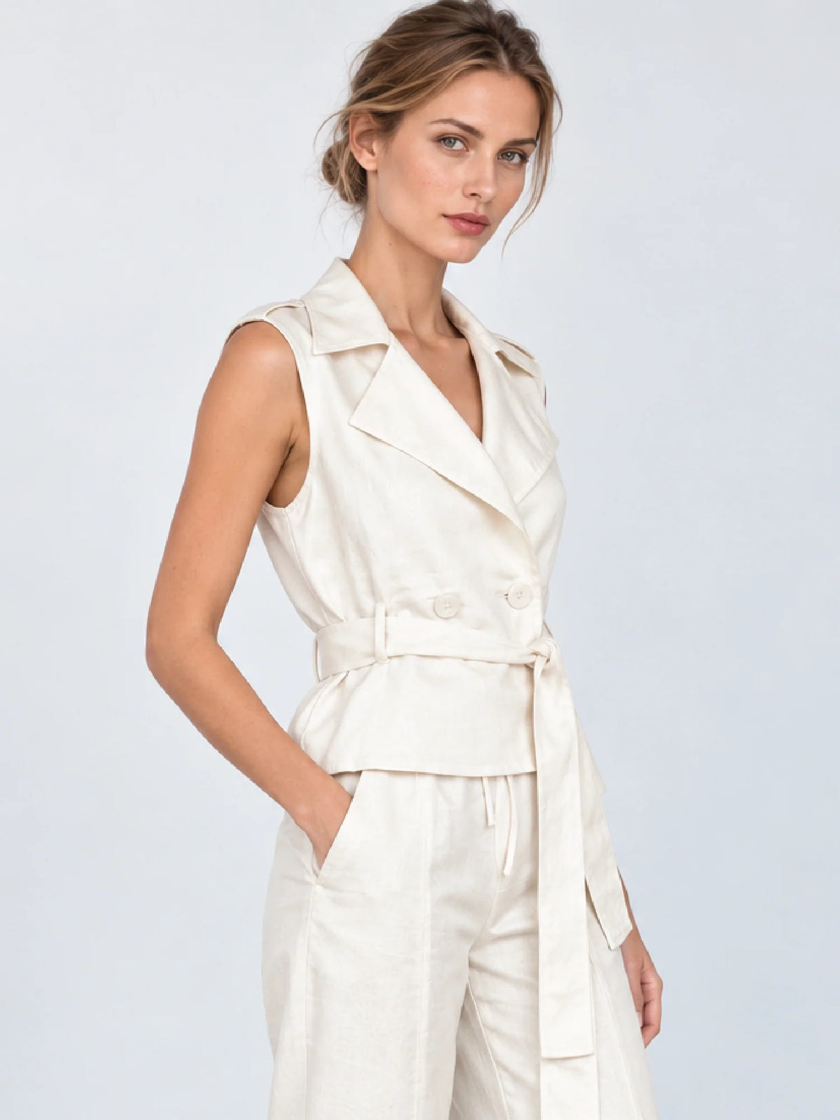 Maura White Blouse