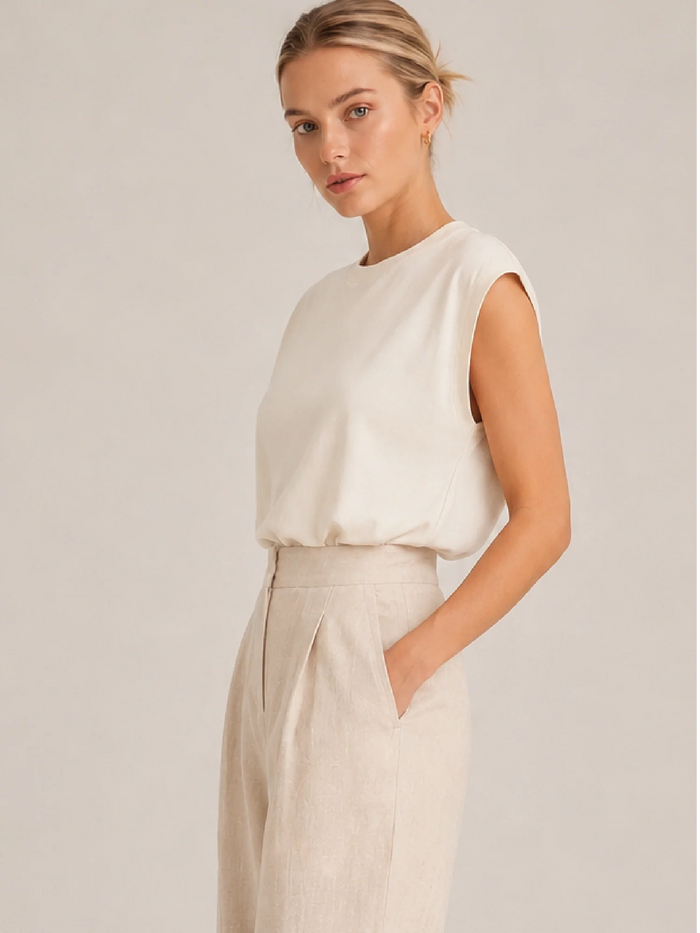 Milanic Beige Blouse