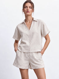 Hannane Natural Blouse