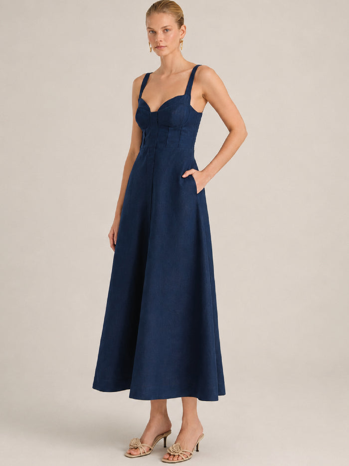 Jaipur Navy Long Dress