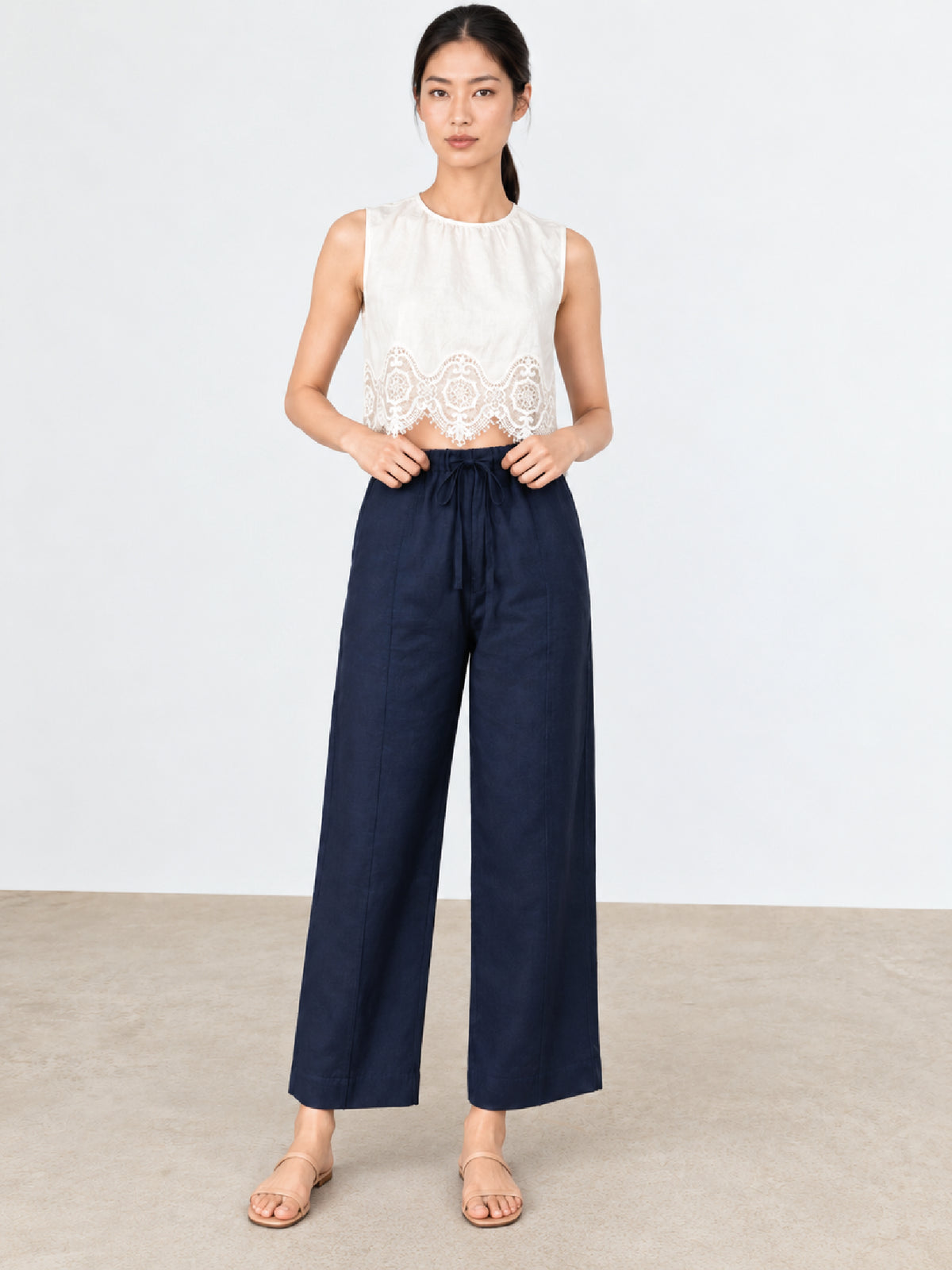 Maura Navy Pants