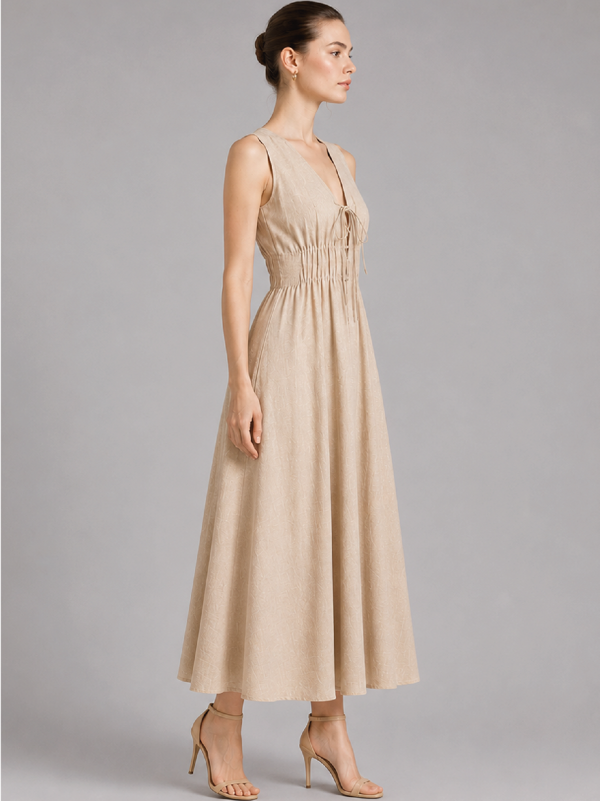 Alcala Nude Maxi Dress