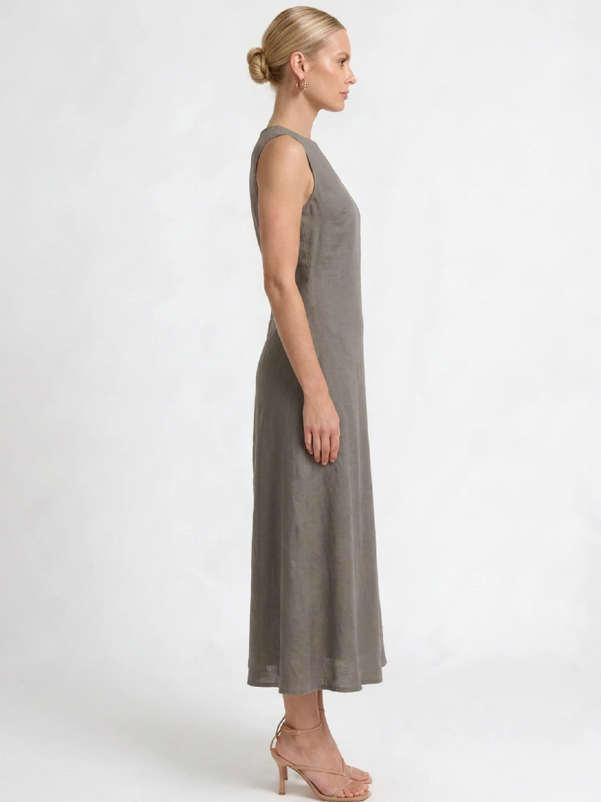 Darnella Taupe Maxi Dress