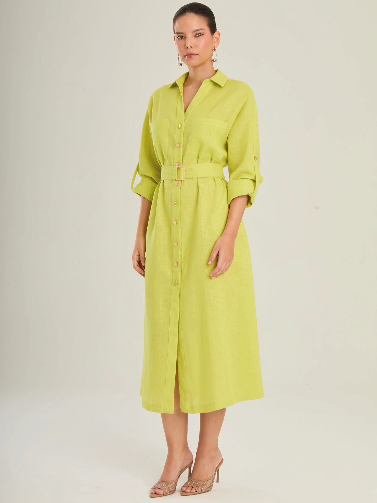 Janna Lime Dress