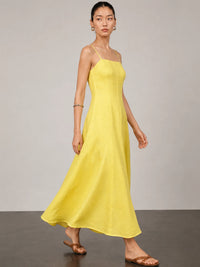 Yellow Beca Long Dress