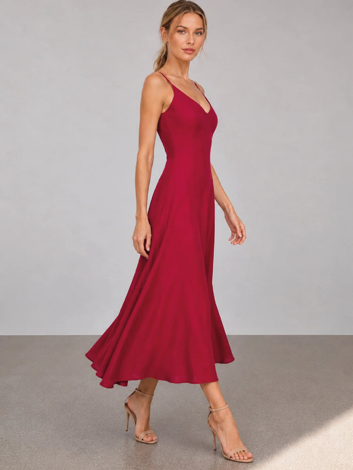 Red Lotus Long Dress
